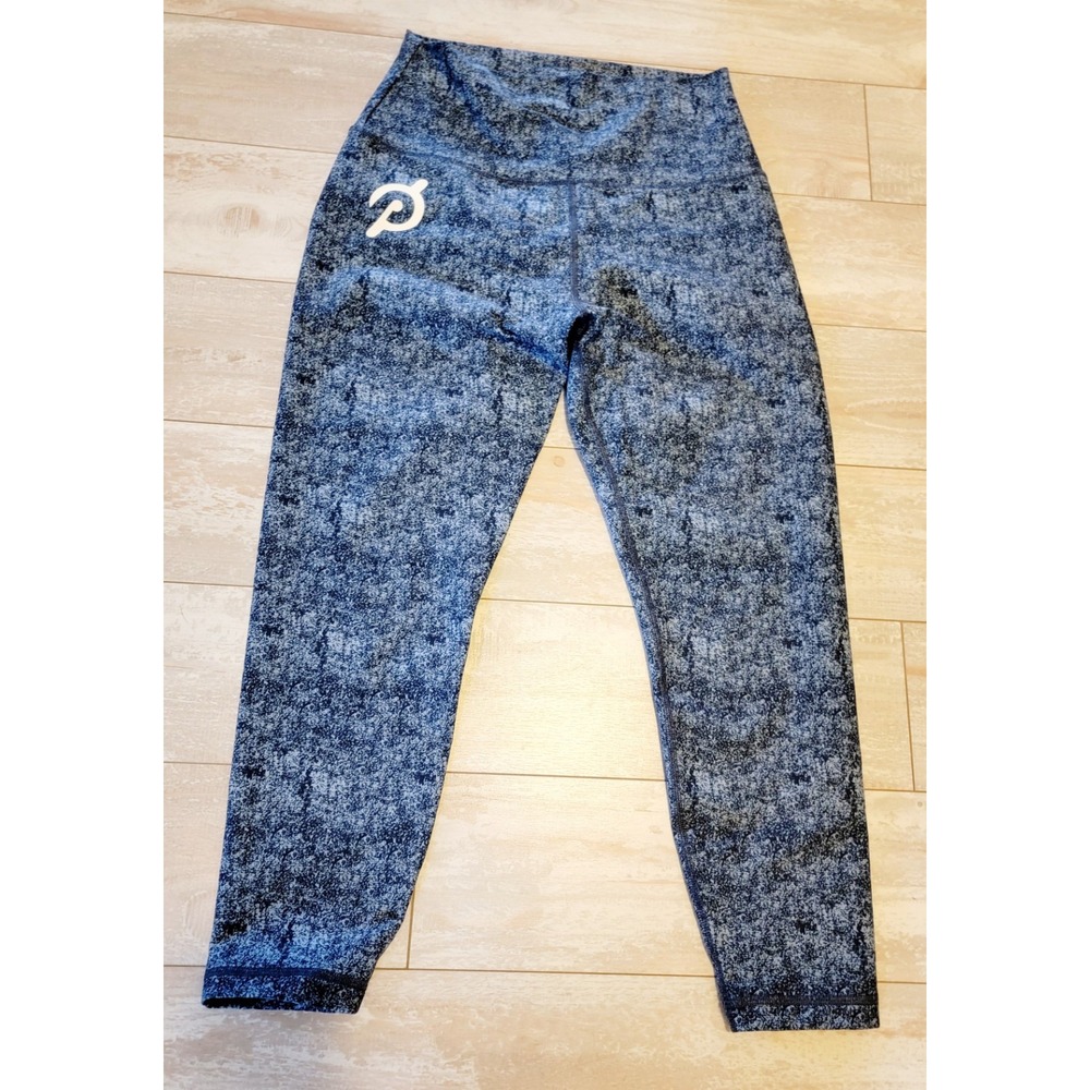 Peloton Cadence Ankle Leggings Blue High Rise Athleisure Performance Size Medium